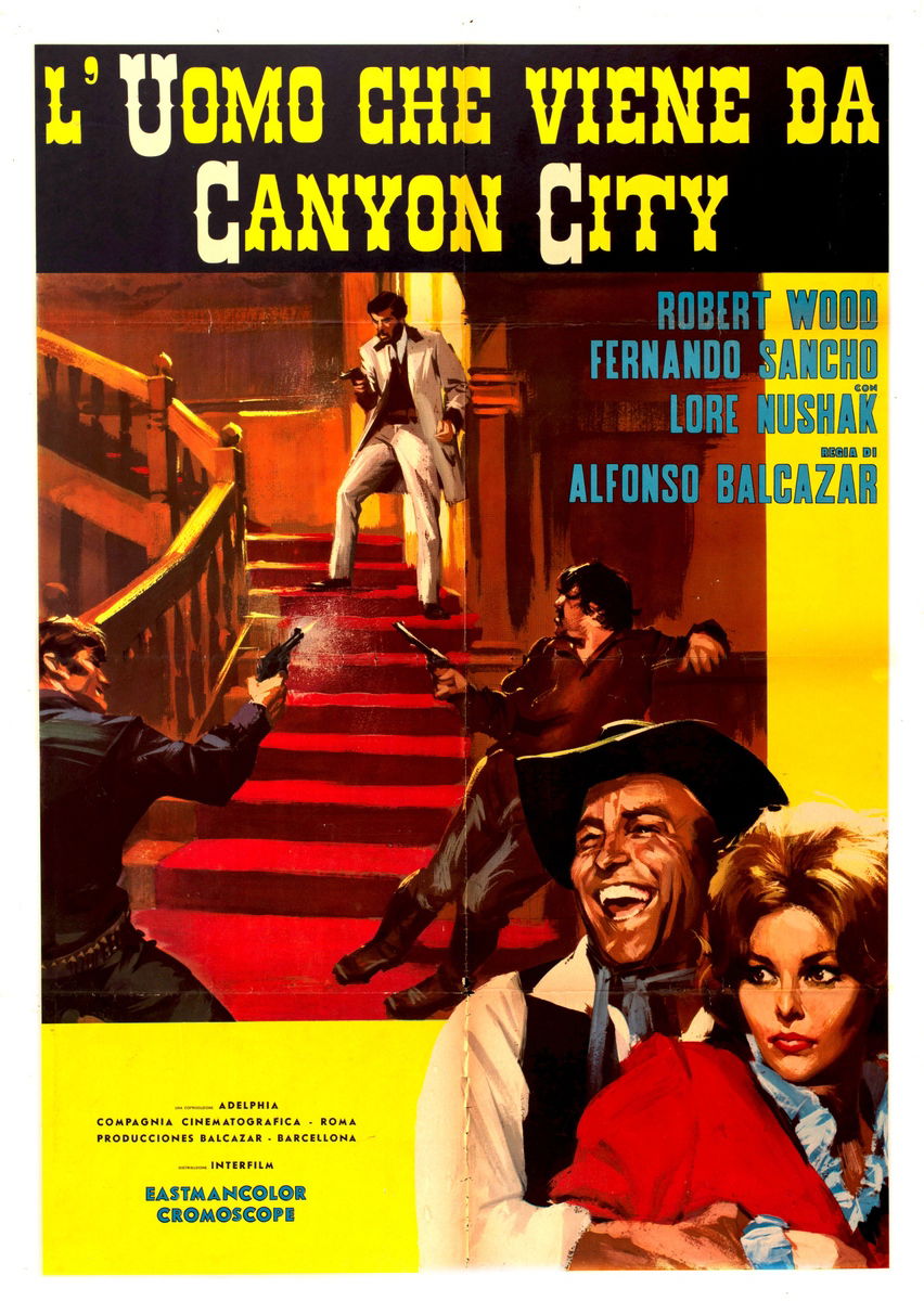 L'uomo che viene da Canyon City - Manifesto 1