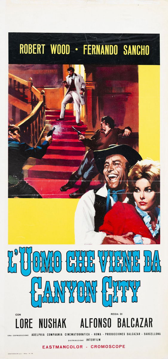 Man from Canyon City - Lobby Card 1