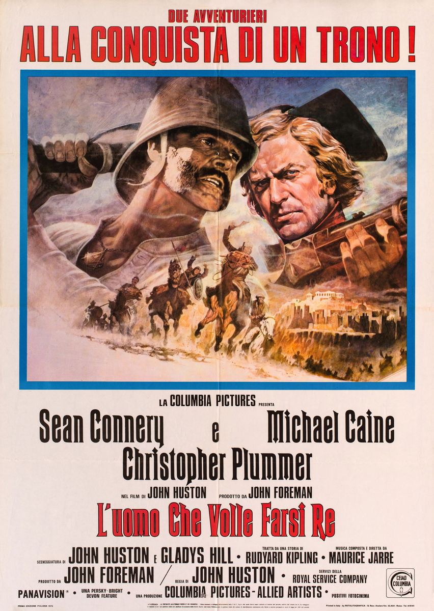 L'uomo che volle farsi re - Manifesto 1