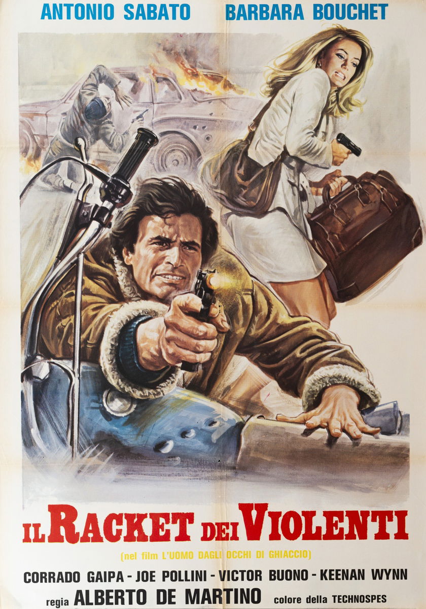 L'uomo dagli occhi di ghiaccio - Manifesto 1