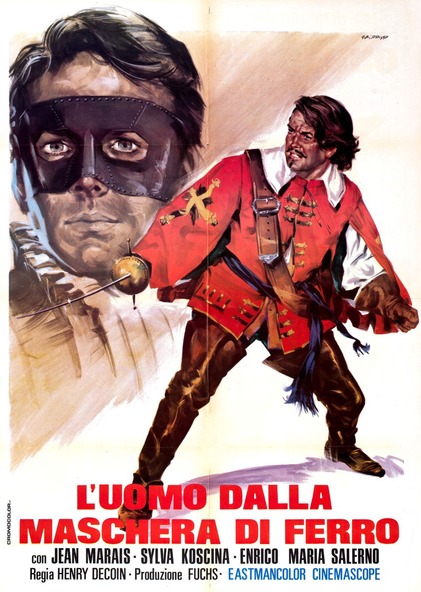 L'uomo dalla maschera di ferro - Manifesto 1