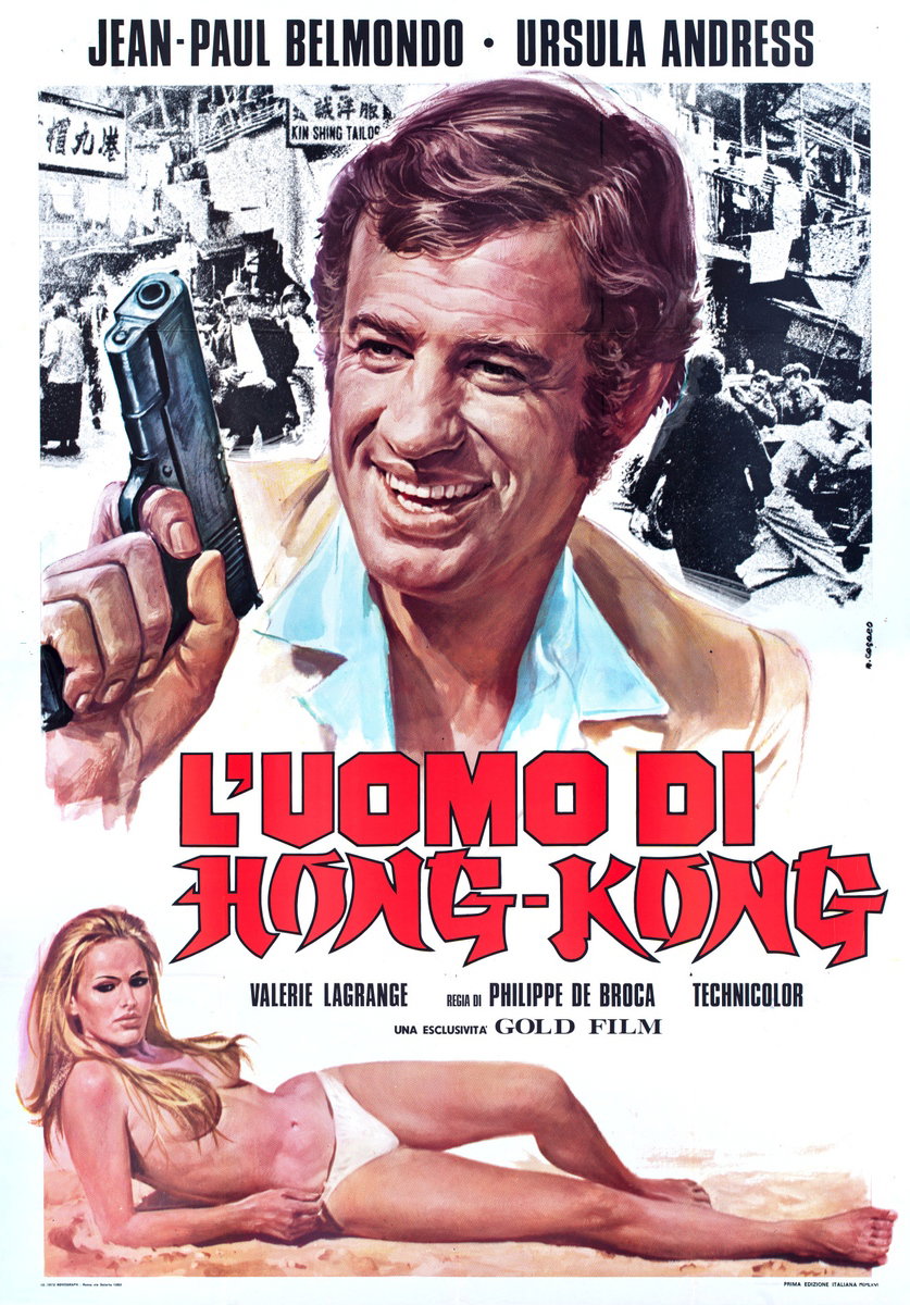 Manifesto 2 per il film L'uomo di Hong Kong (1965), dipinto da Renato Casaro (Renè)