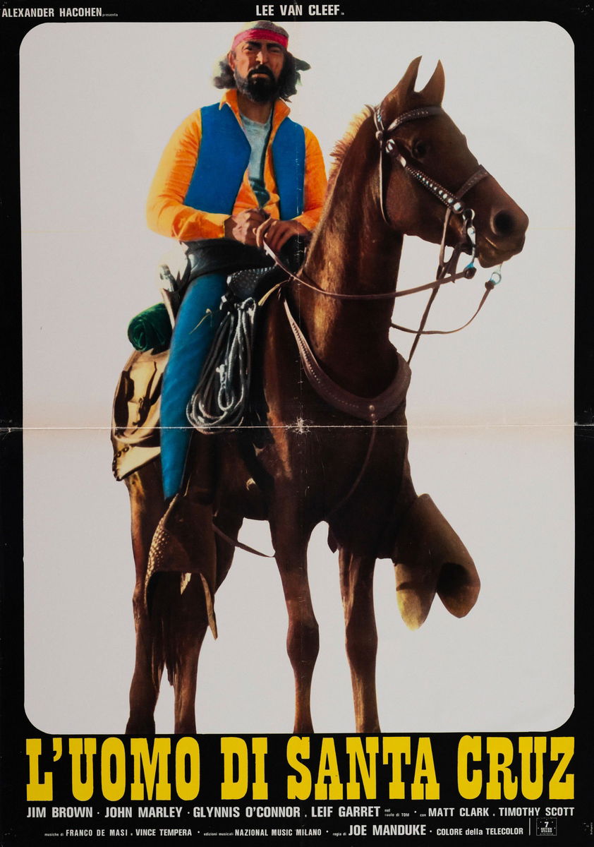 L'uomo di Santa Cruz - Manifesto 1