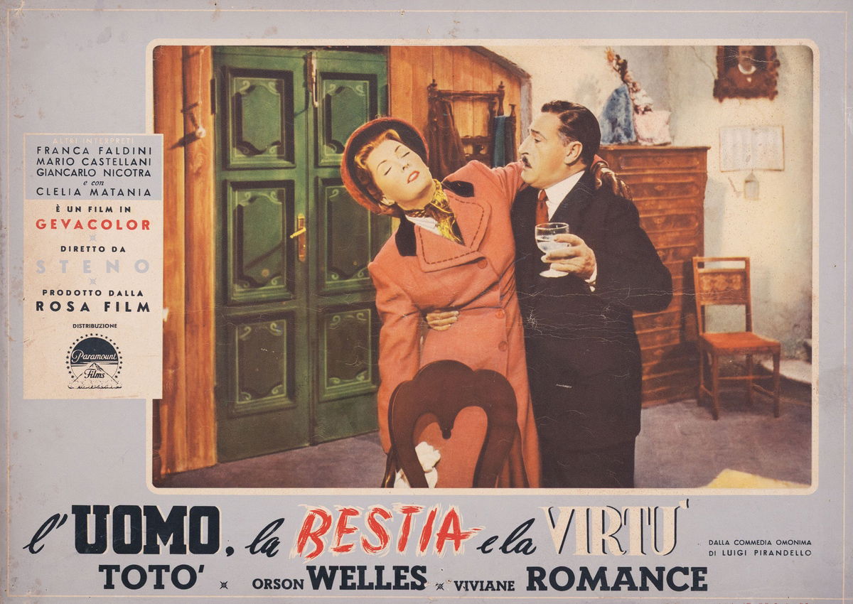 L'uomo, la bestia e la virtù - Fotobusta 1