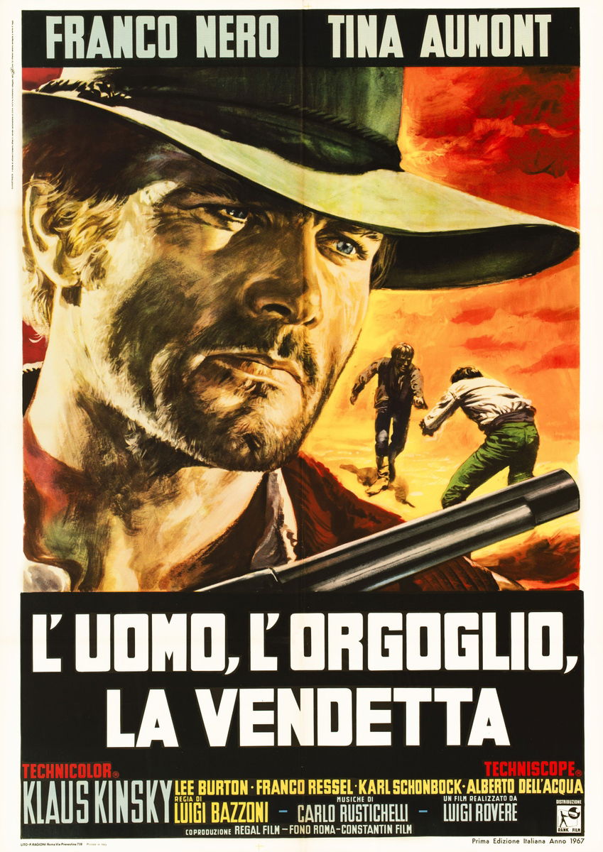 L'uomo, l'orgoglio, la vendetta - Manifesto 1