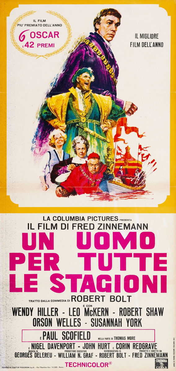 A Man for All Seasons - Lobby Card 1