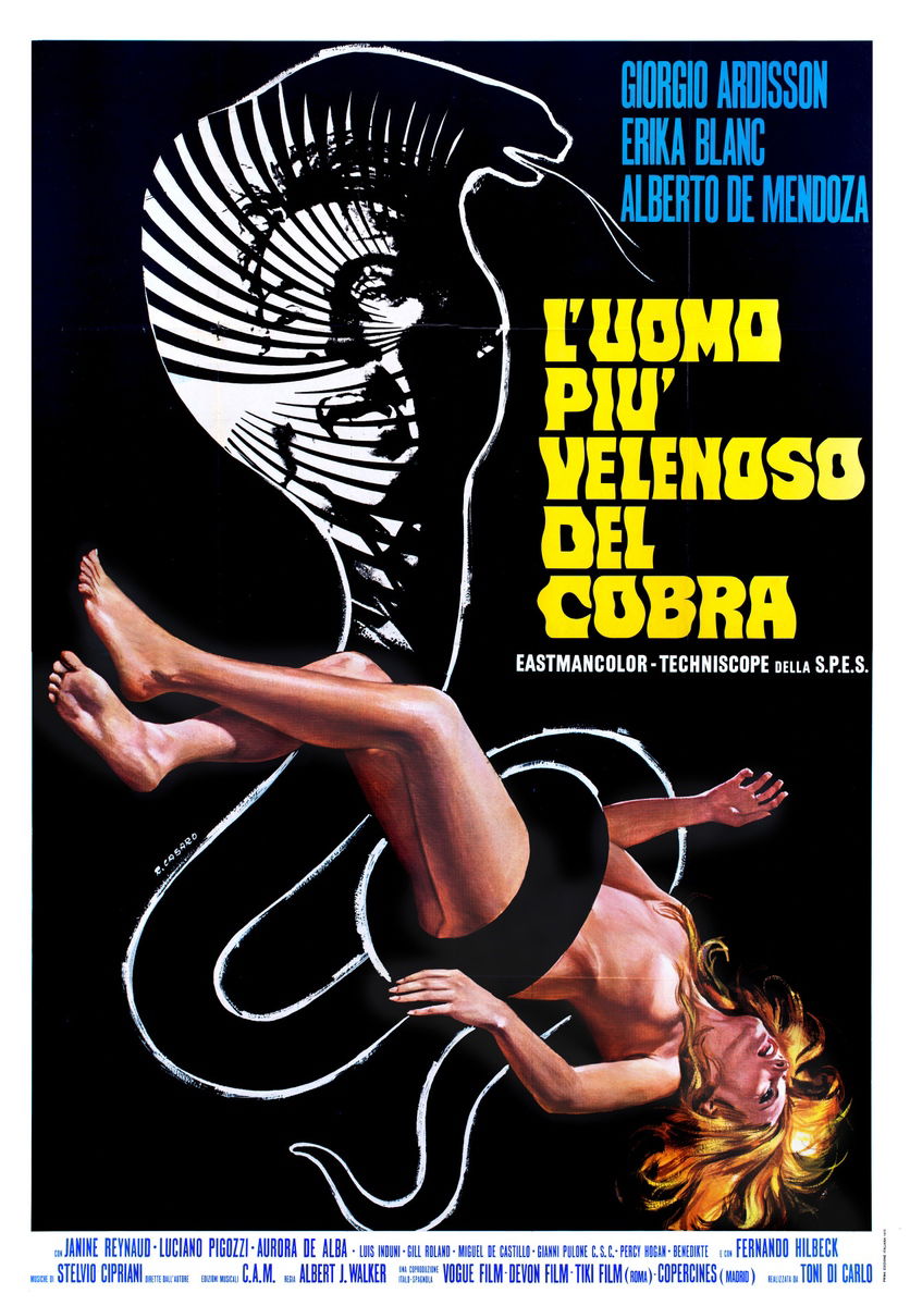 L'uomo più velenoso del cobra - Manifesto 1