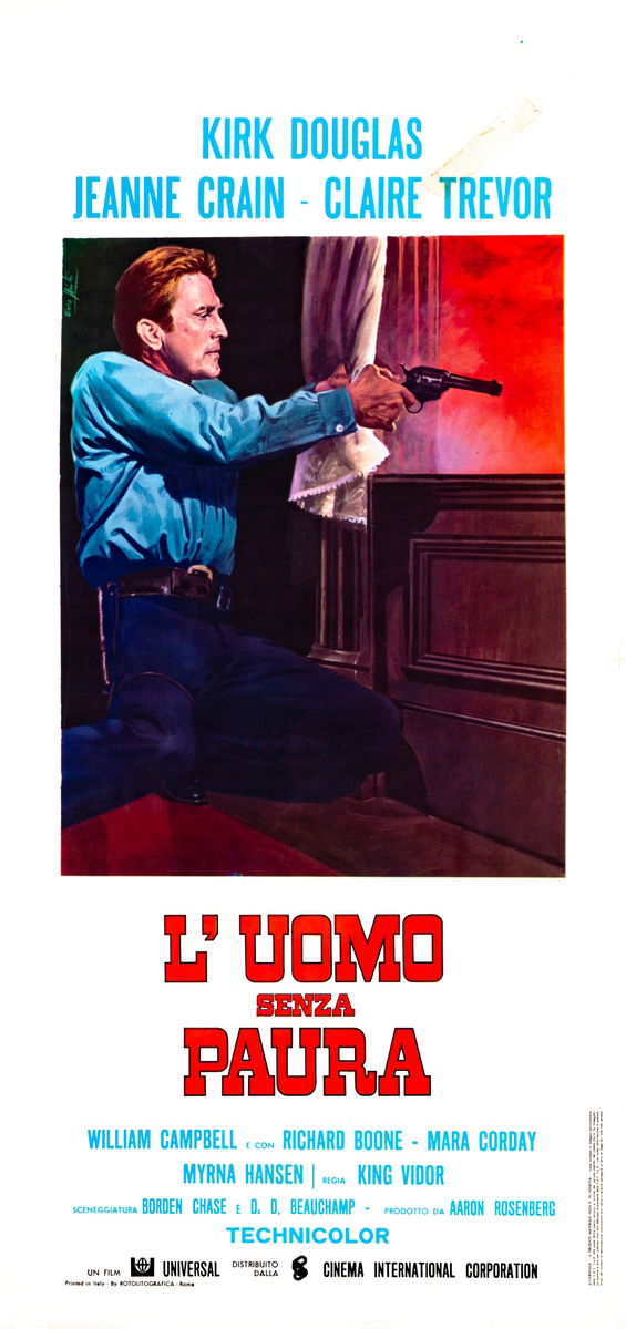 Man Without a Star - Lobby Card 1