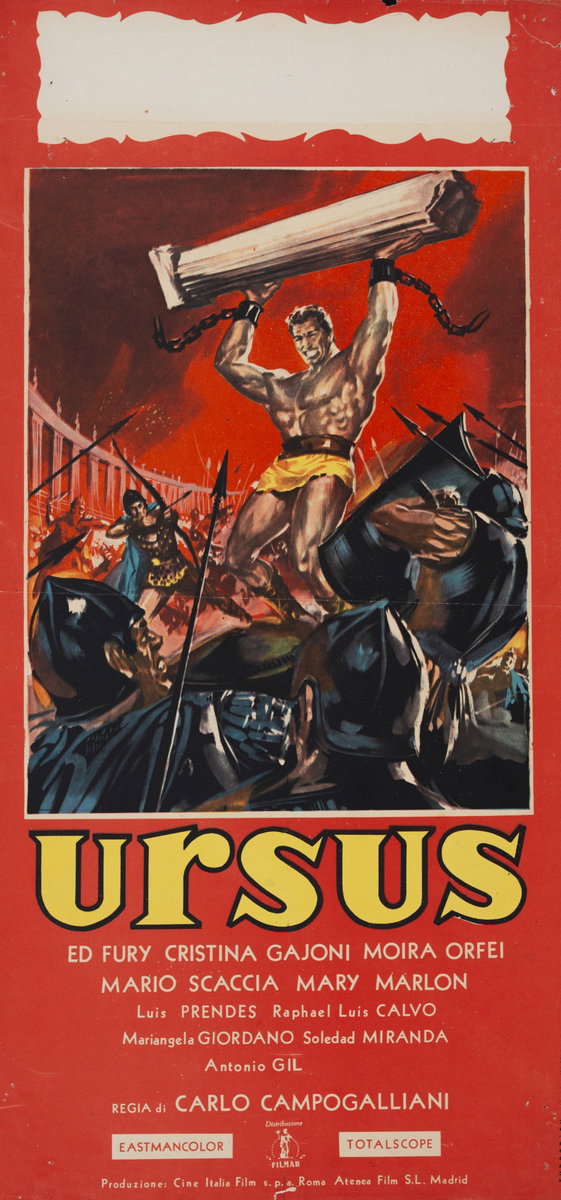 Locandina 2 per il film Ursus (1961)