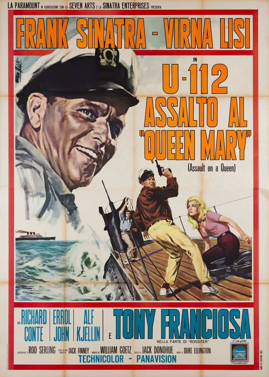 U-112 assalto al Queen Mary - Manifesto 1