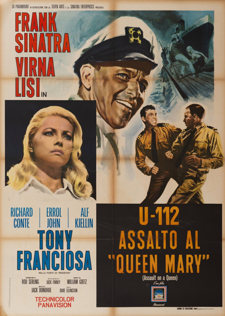 Poster 2 for the film Assault on a Queen (1966)