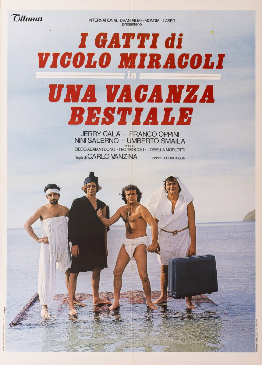 Manifesto 2 per il film Una vacanza bestiale (1980)