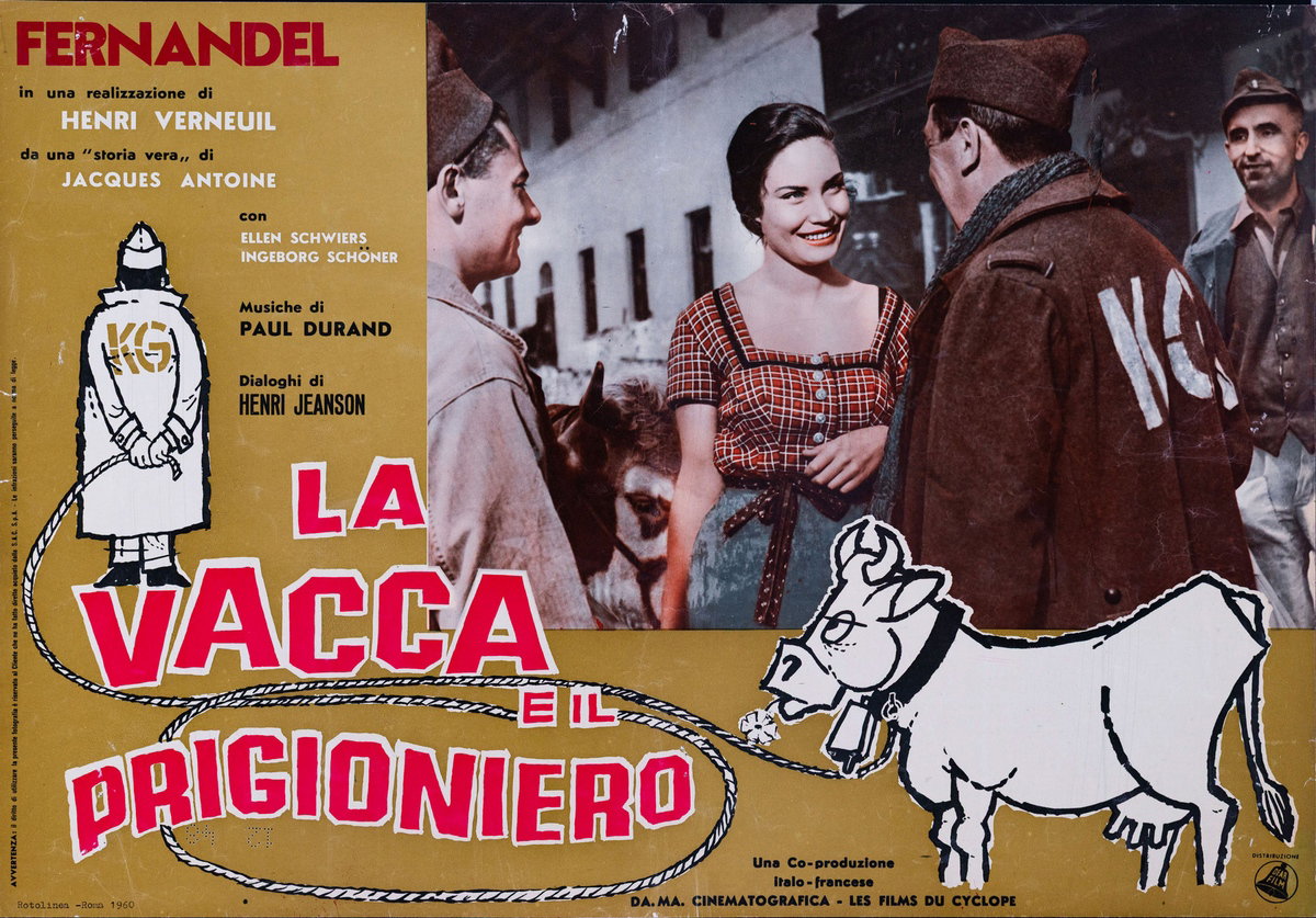 La vacca e il prigioniero - Fotobusta 1