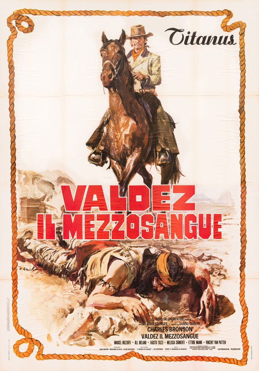Valdez, il mezzosangue - Manifesto 1