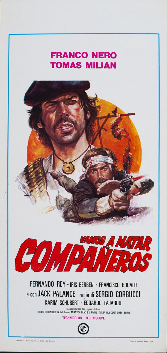 Locandina 2 per il film Vamos a matar, compañeros (1970), dipinto da Luciano Crovato