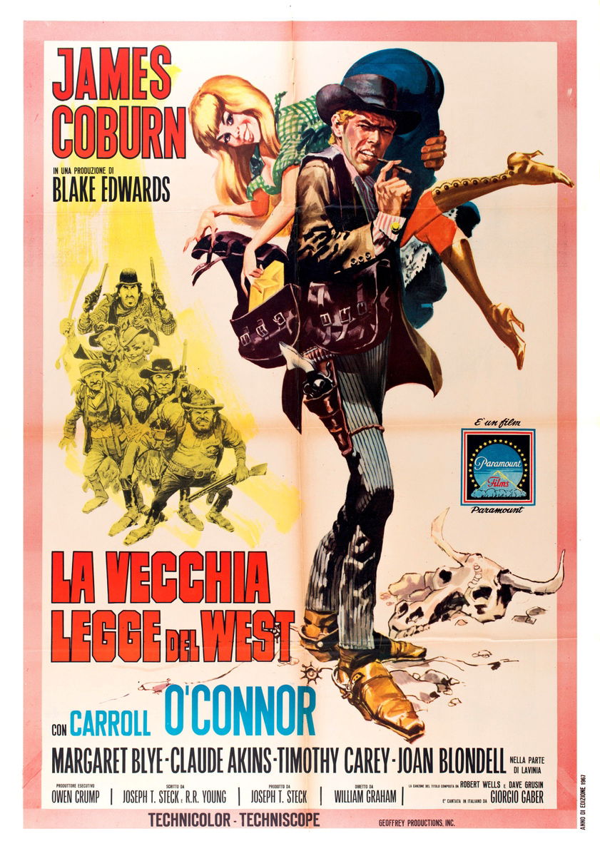 La vecchia legge del West - Manifesto 1