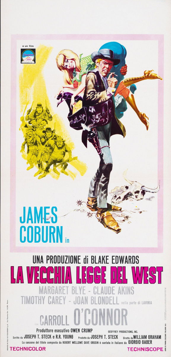 La vecchia legge del West - Locandina 1