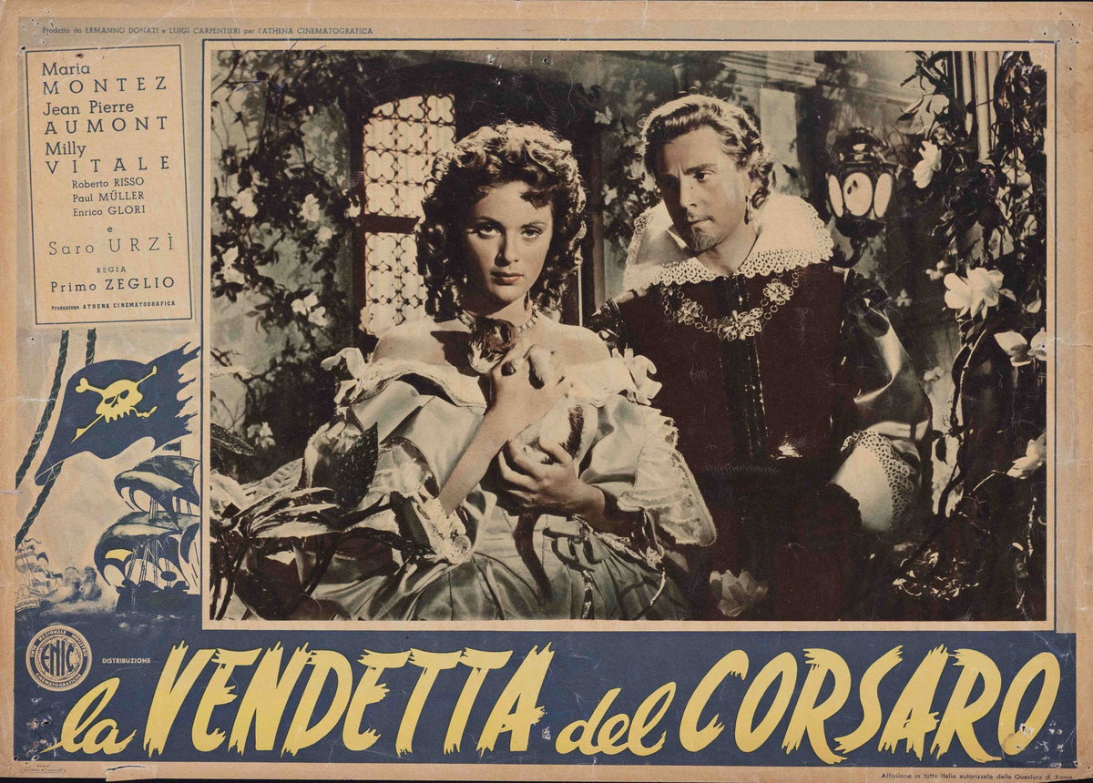 Lobby Card 2 for the film Revenge of the Pirates (1951)