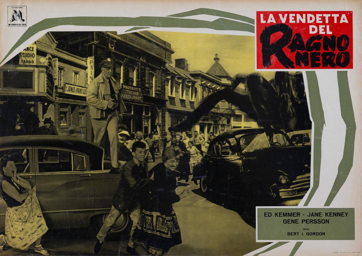 Fotobusta 2 per il film La vendetta del ragno nero (1958)