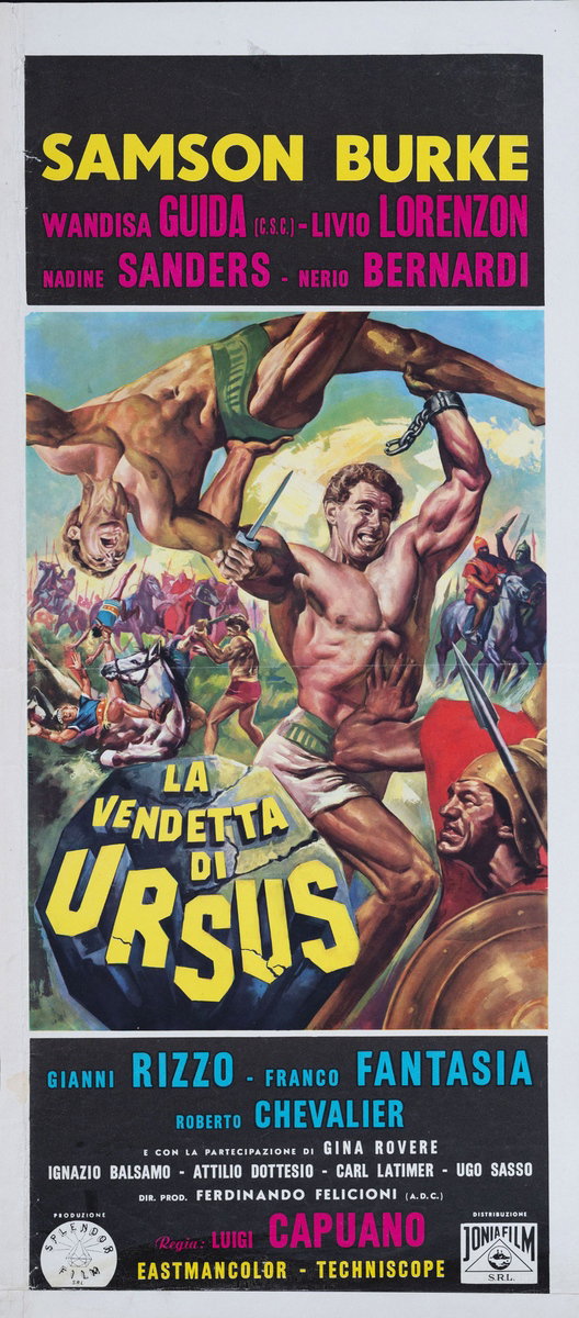 Locandina 2 for the film The Vengeance of Ursus (1961)