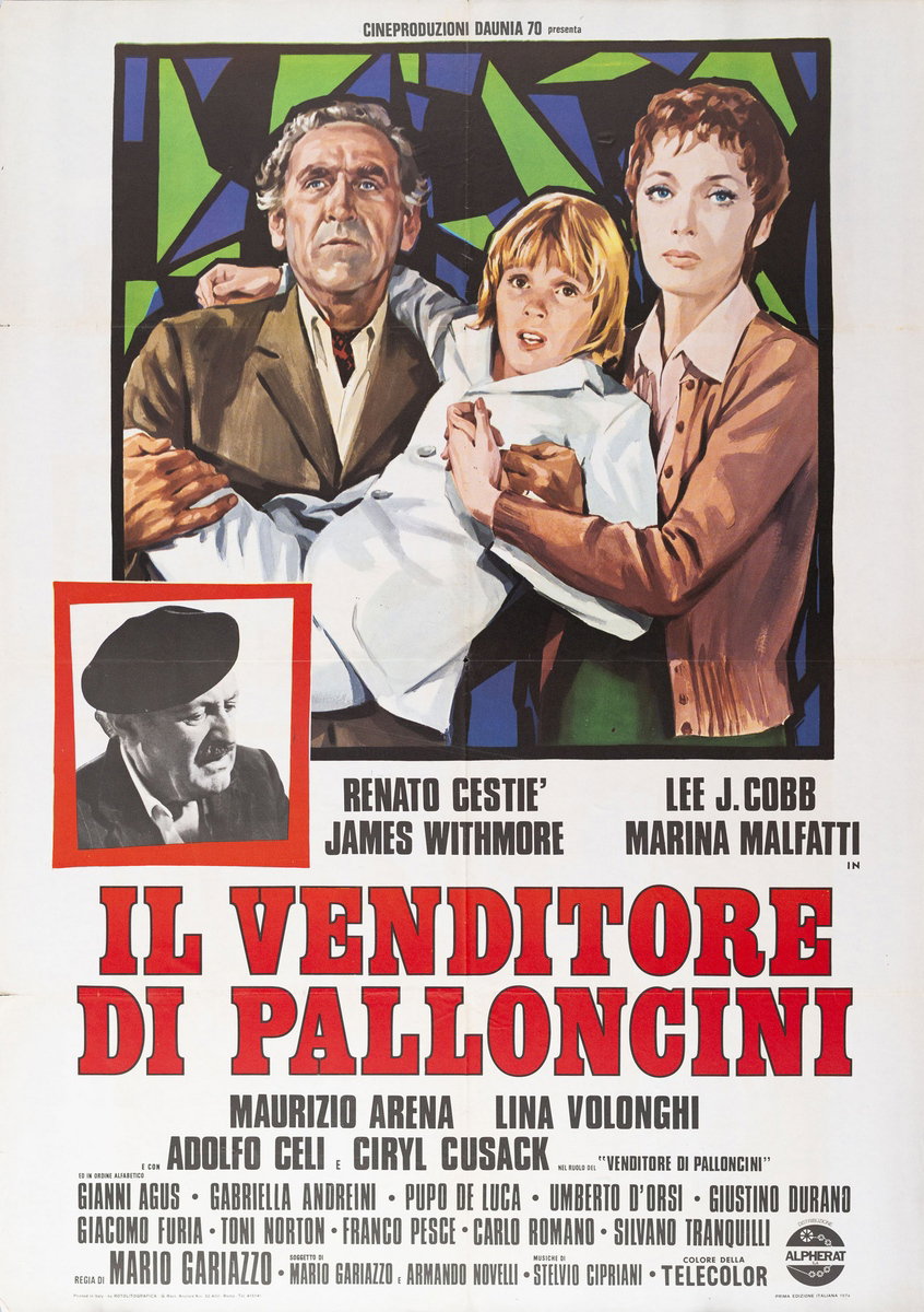 Manifesto 3 per il film Il venditore di palloncini (1974)