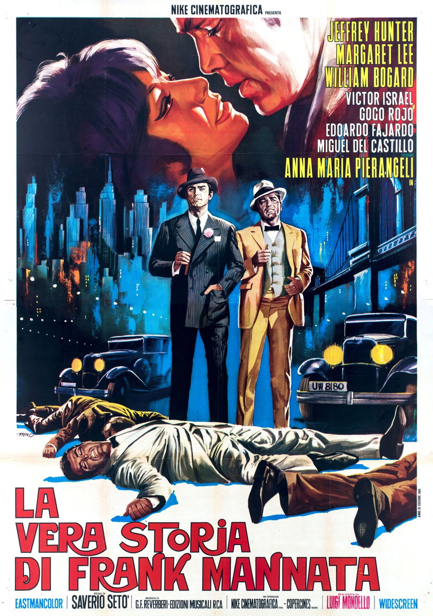 Manifesto 2 per il film La vera storia di Frank Mannata (1969), dipinto da Franco Picchioni