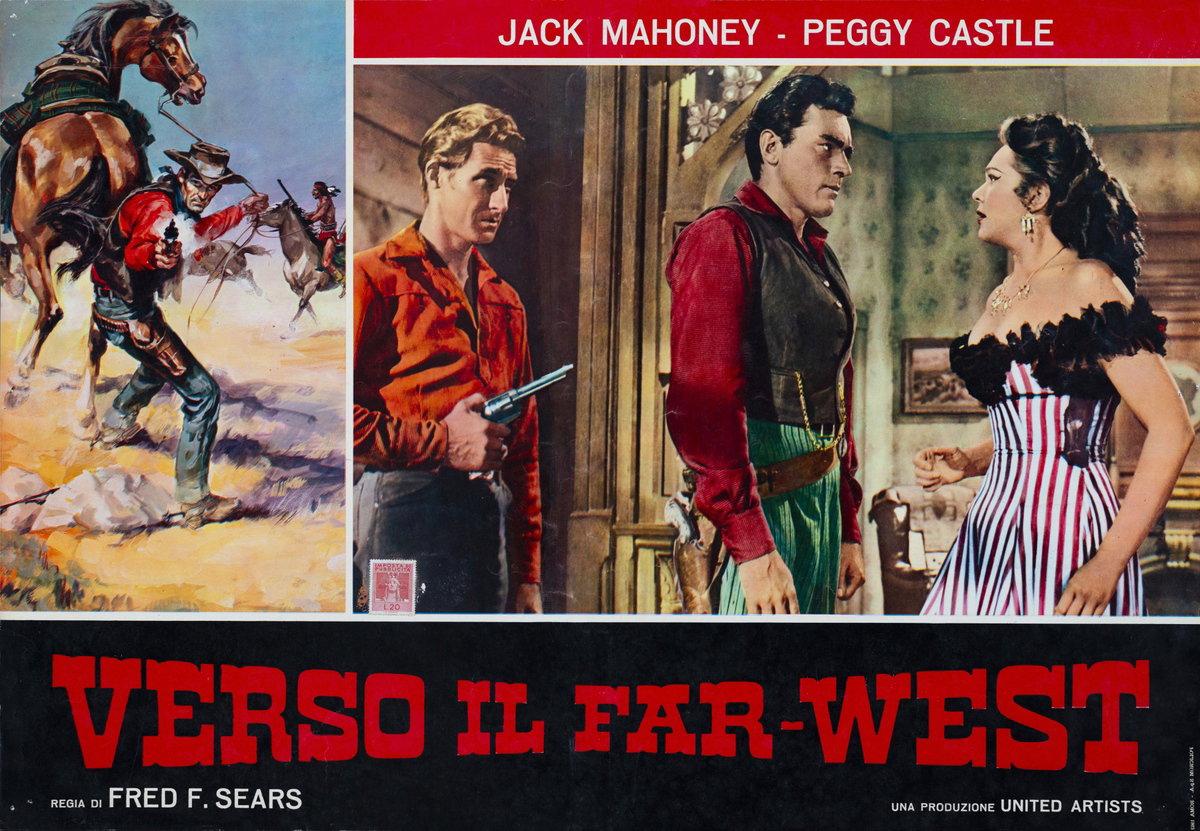 Fotobusta 2 per il film Verso il Far West (1954)