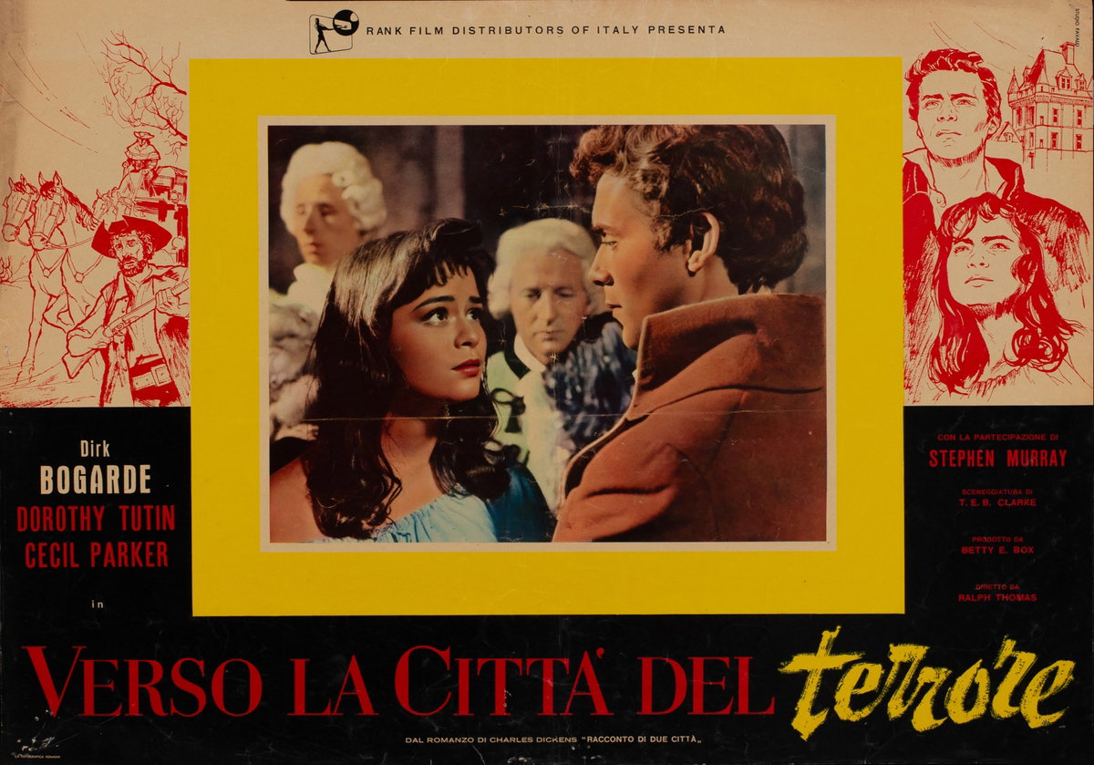 Fotobusta 2 per il film Verso la città del terrore (1958), dipinto da Studio Favalli