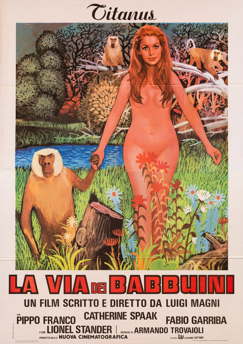 Poster 2 for the film The Way of the Baboons (1974)