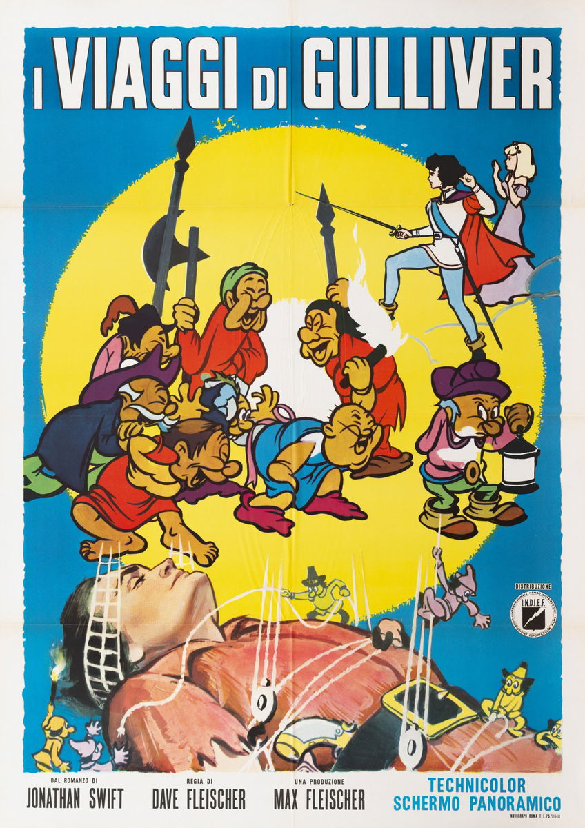 I viaggi di Gulliver - Manifesto 1