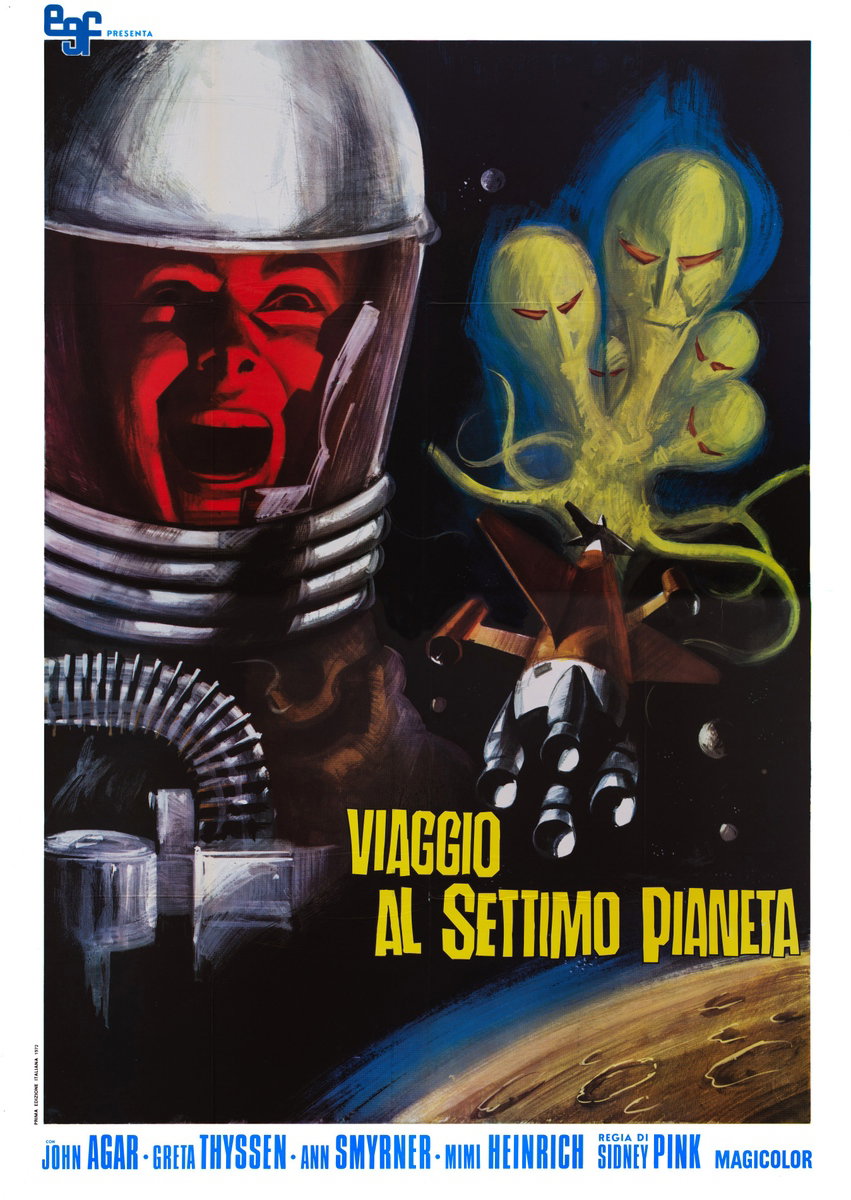Manifesto 2 per il film Viaggio al settimo pianeta (1962)