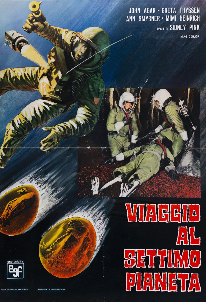 Manifesto 3 per il film Viaggio al settimo pianeta (1962)