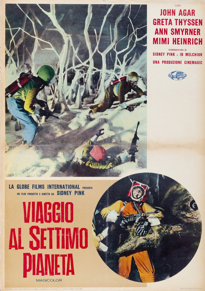 Manifesto 5 per il film Viaggio al settimo pianeta (1962)