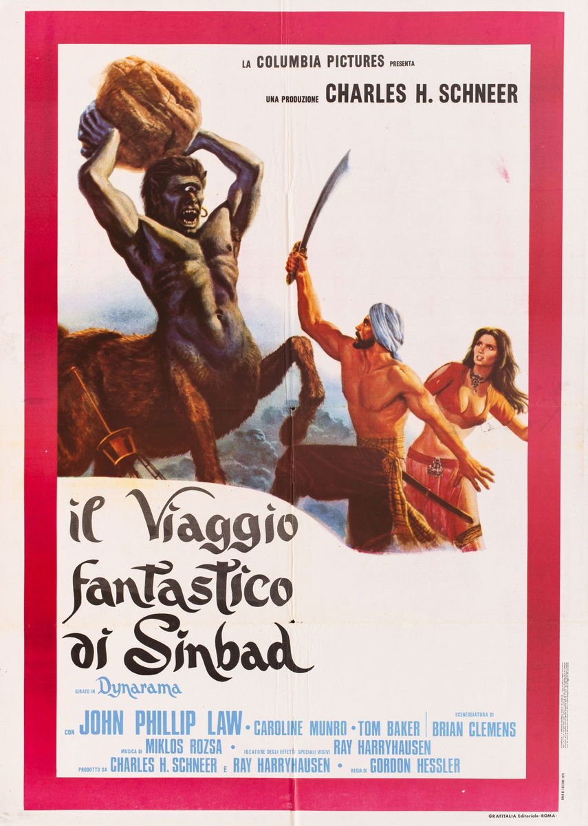 Il viaggio fantastico di Sinbad - Manifesto 1