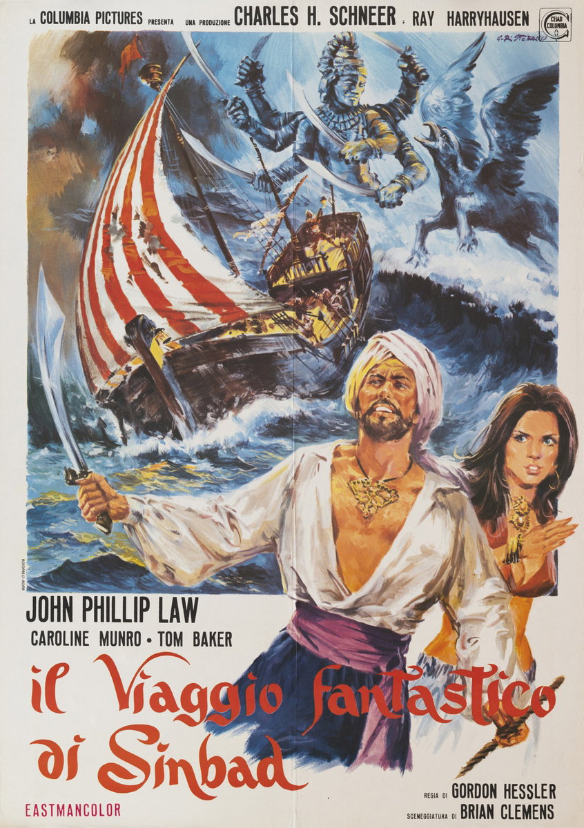 Il viaggio fantastico di Sinbad - Manifesto 3