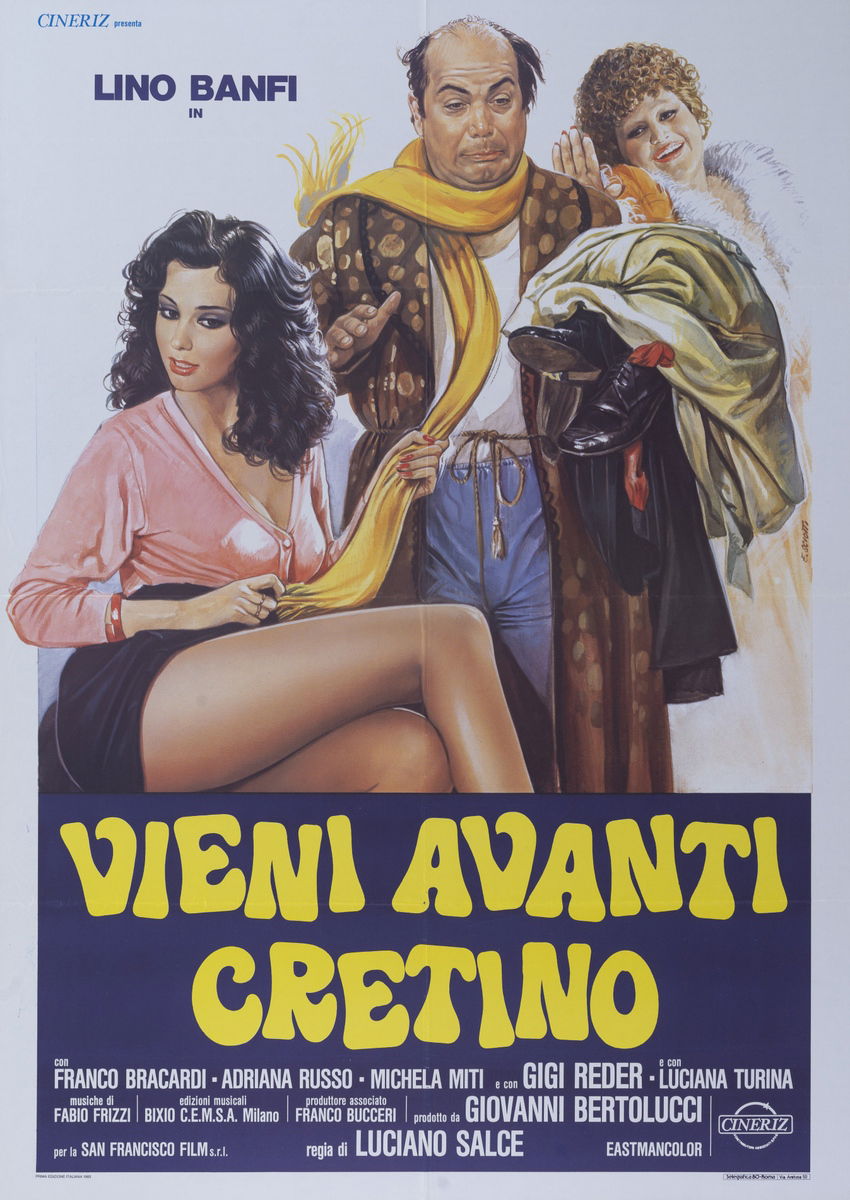 Vieni avanti cretino - Manifesto 1