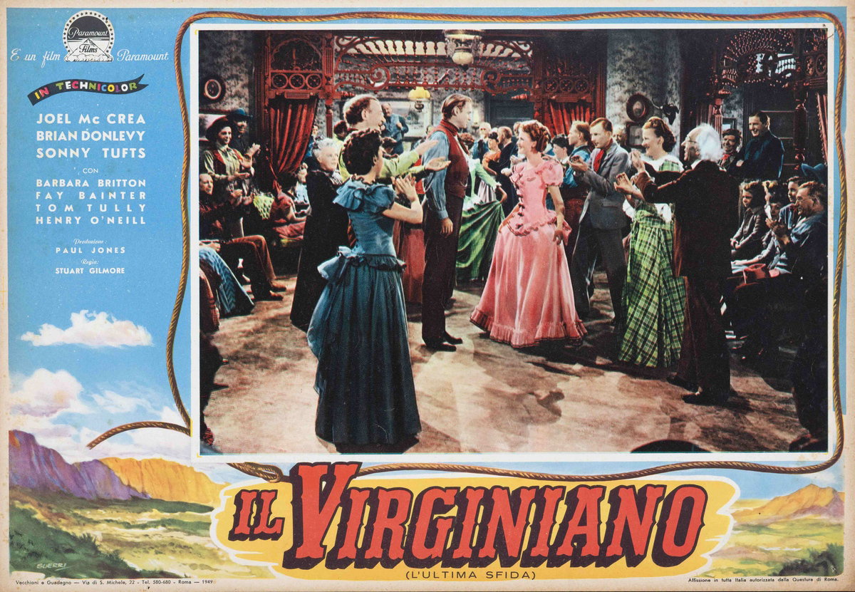 Fotobusta 2 per il film Il virginiano (1946)