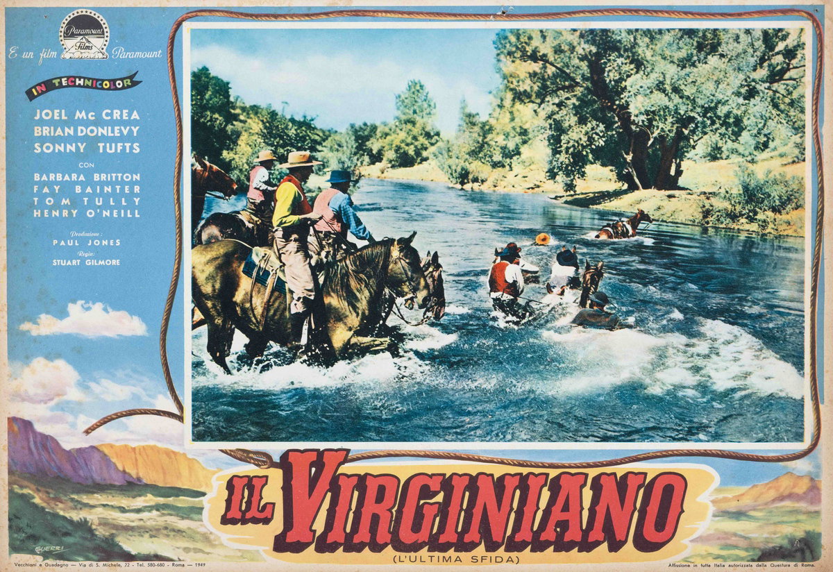Fotobusta 3 per il film Il virginiano (1946)