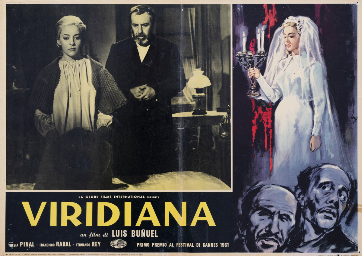 Lobby Card 2 for the film Viridiana (1962), painted by Carlantonio Longi