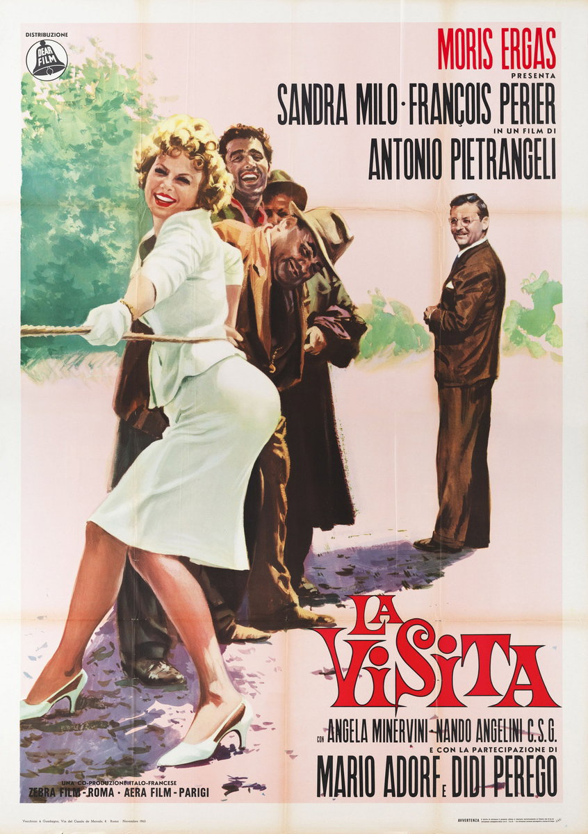 Manifesto 2 per il film La visita (1963)