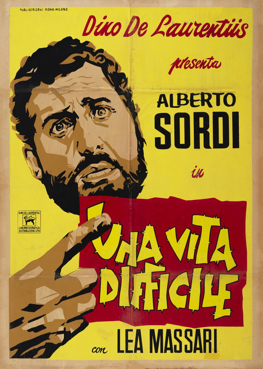 Poster 3 for the film A Difficult Life (1961)
