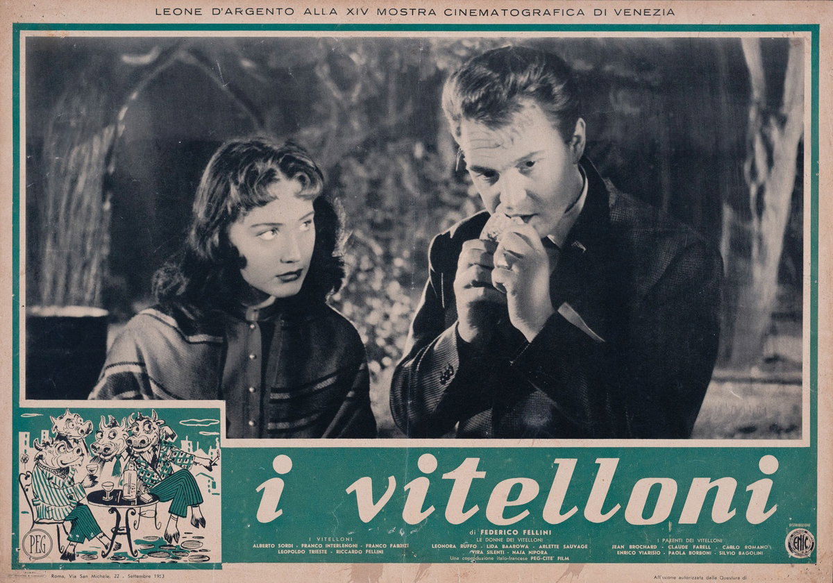 Lobby Card 2 for the film I Vitelloni (1953)