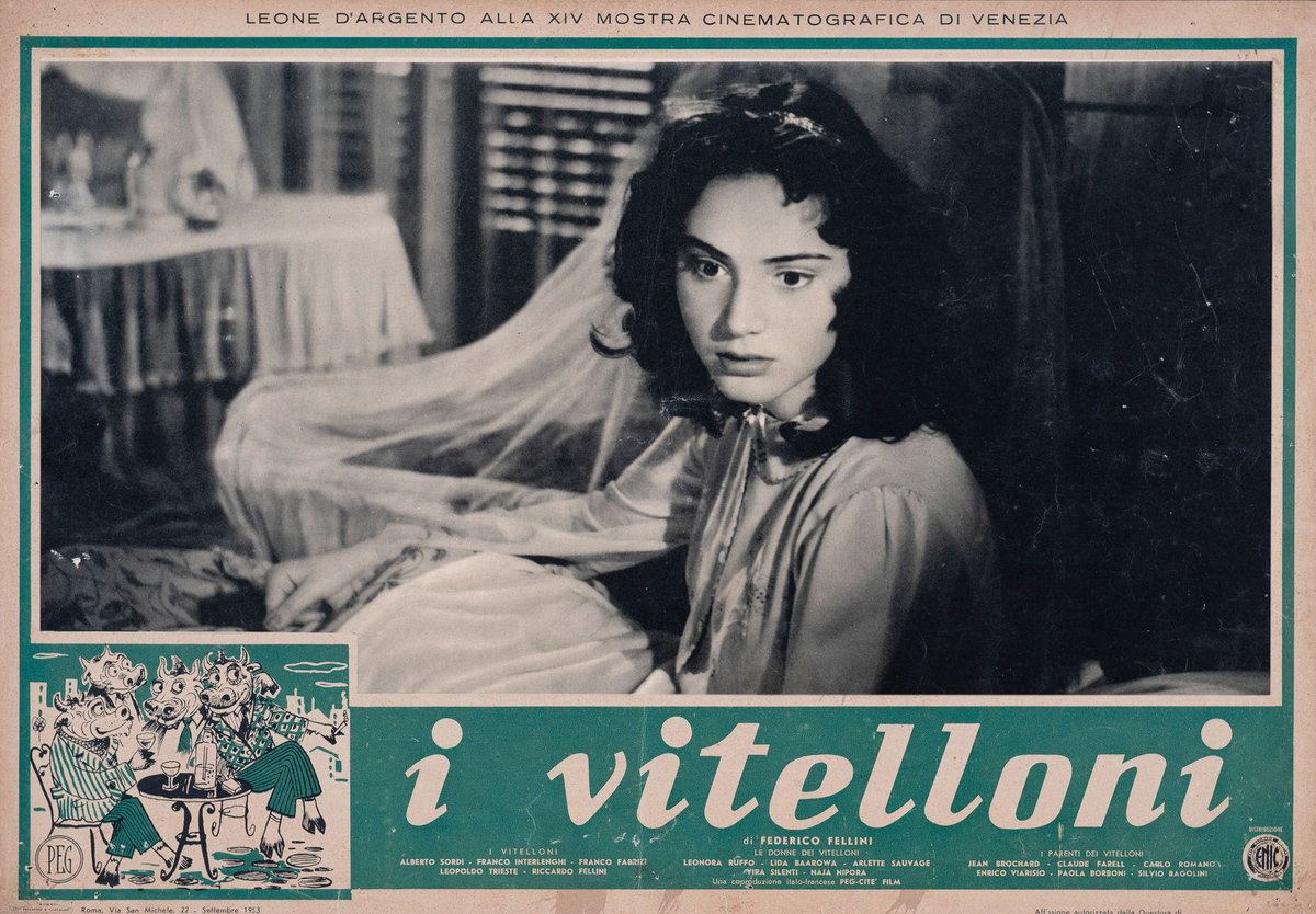 Fotobusta 3 per il film I vitelloni (1953)