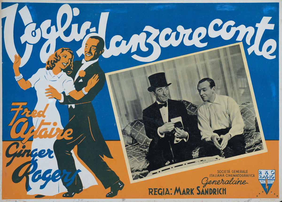 Fotobusta 2 per il film Voglio danzar con te (1937)