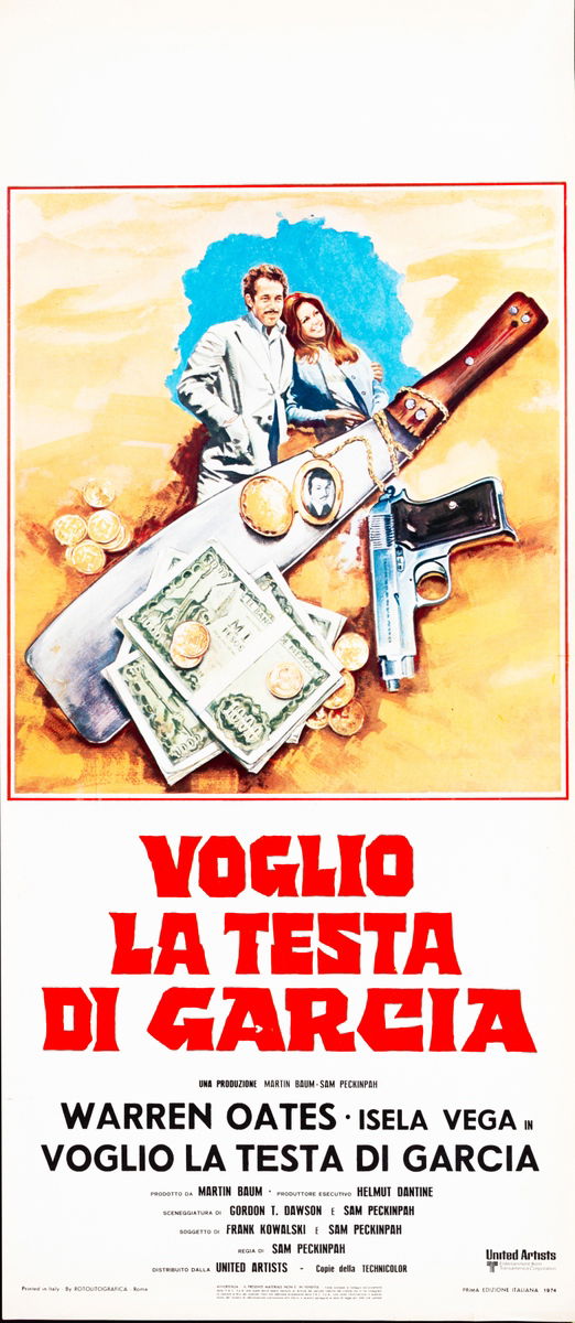 Bring Me the Head of Alfredo Garcia - Lobby Card 1