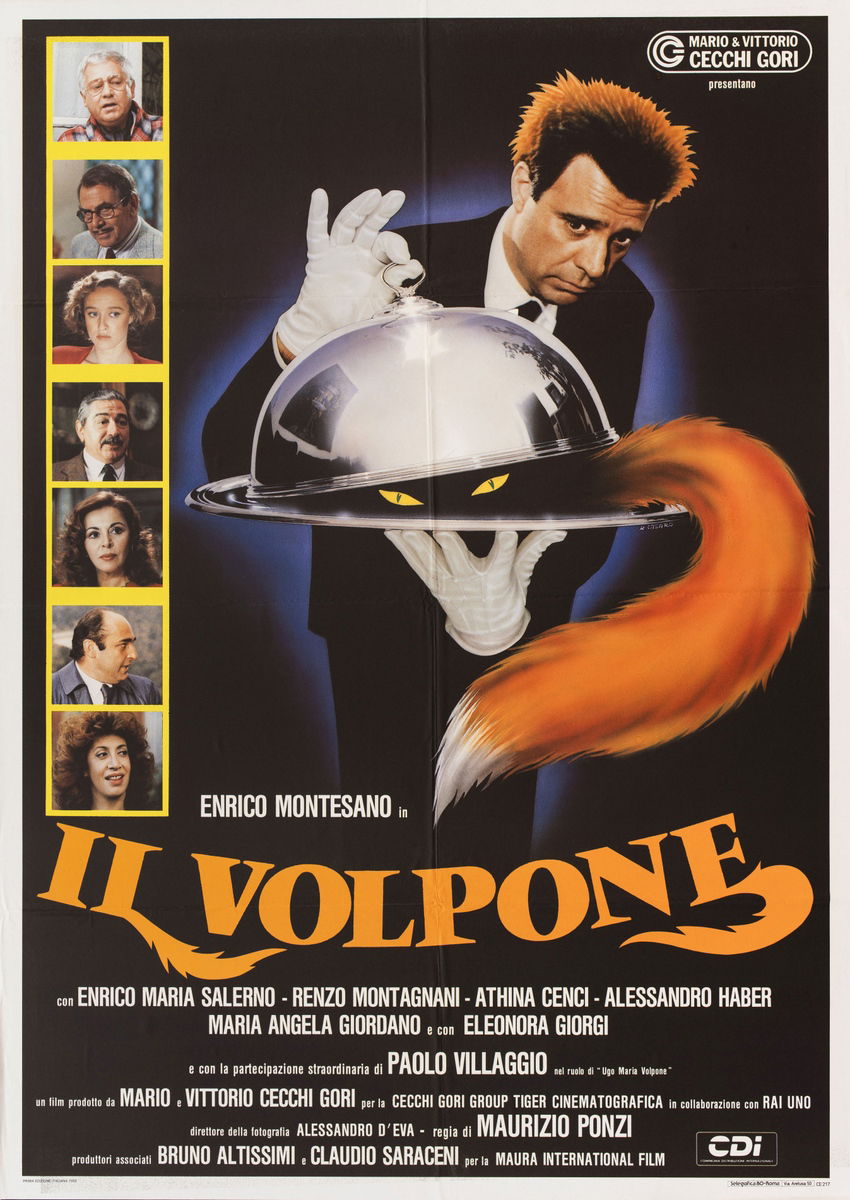 Il volpone - Manifesto 1