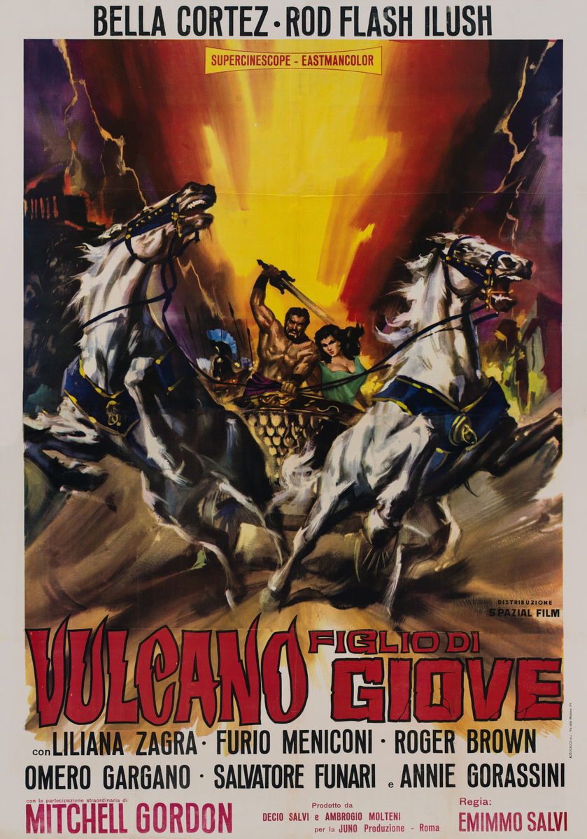 Vulcano, figlio di Giove - Manifesto 1