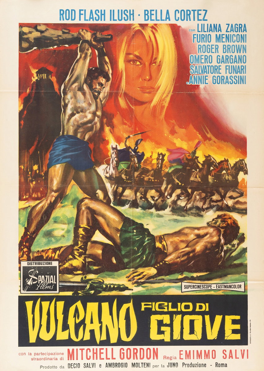 Poster 2 for the film Vulcan, Son of Giove (1962)