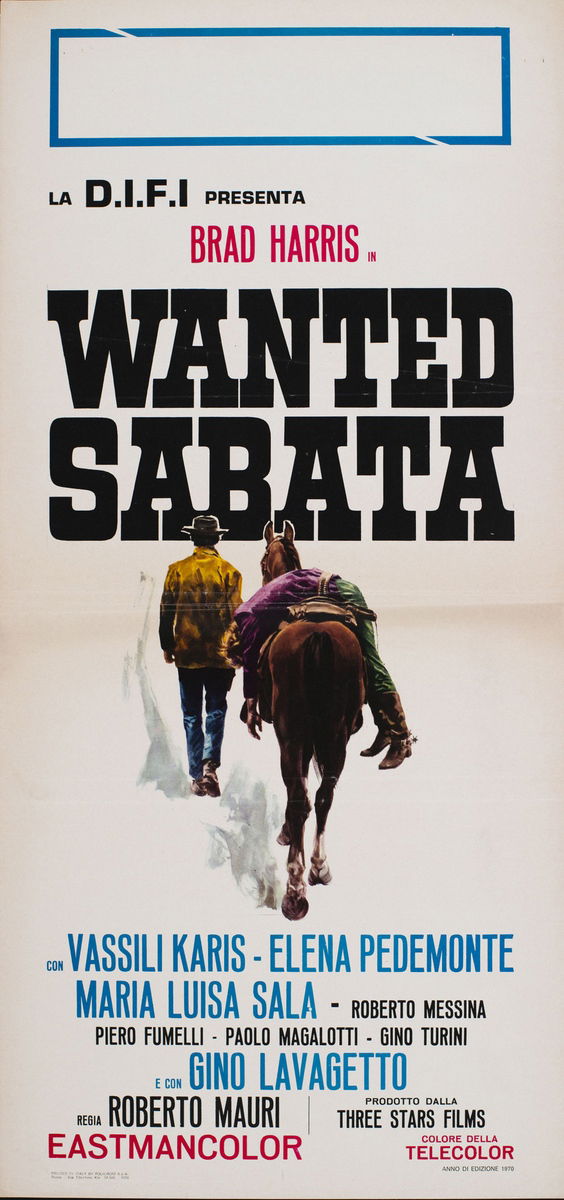 Wanted Sabata - Locandina 1