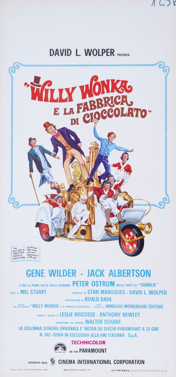 Willy Wonka e la fabbrica di cioccolato - Locandina 1